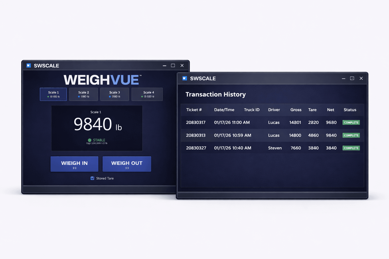 WeighVue Desktop