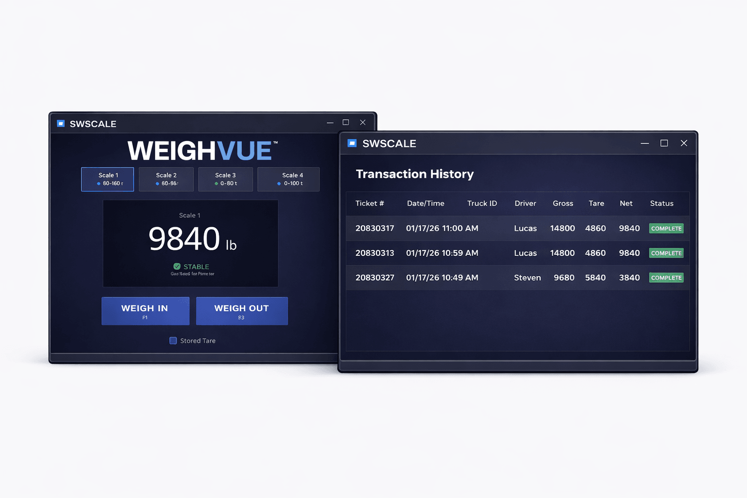 WeighVue Desktop